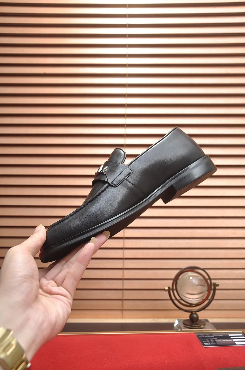 Men's shoes 💰620💶 [Ferragamo/Ferragamo] The latest model in the counter. Original imported open-sided high-quality cowhide hand-woven + imported 🐂 cowhide + original luxury metal buckle + original combination outsole. Comparative and stress-free 38--45 (45 custom-made)
